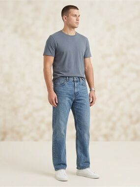 Levis 505 Mens Jeans Red Tag 36x30 Blue Denim Mexico 2000 Actual W36 L26 Y2K